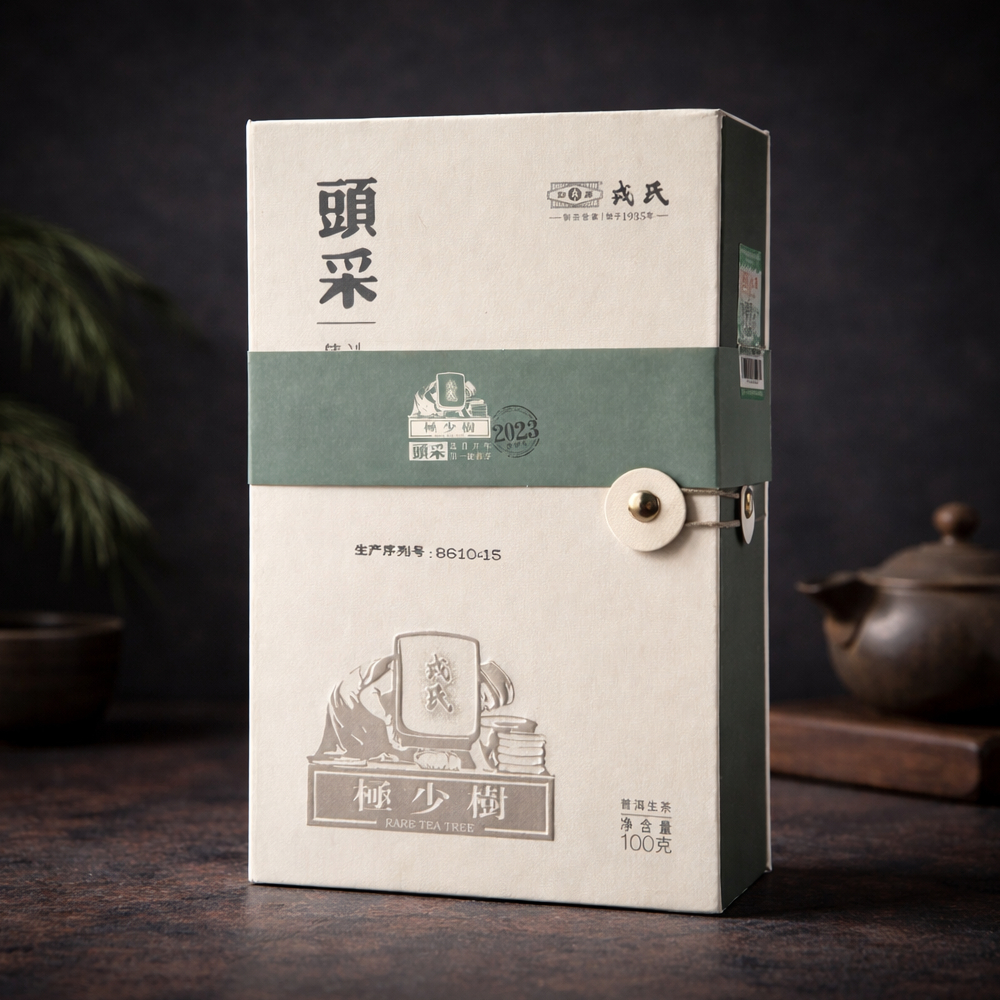 Шен Пуэр Mengku Rongshi &laquo;Первая волна весенних верхушек&raquo; 2023 &mdash; подарочный премиум чай
