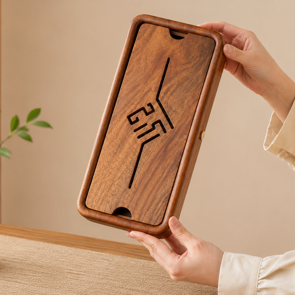 Коричнева чабань 32×15×4 см із натуральною текстурою горіха Коричнева чабань 32×15×4 см із натуральною текстурою горіха