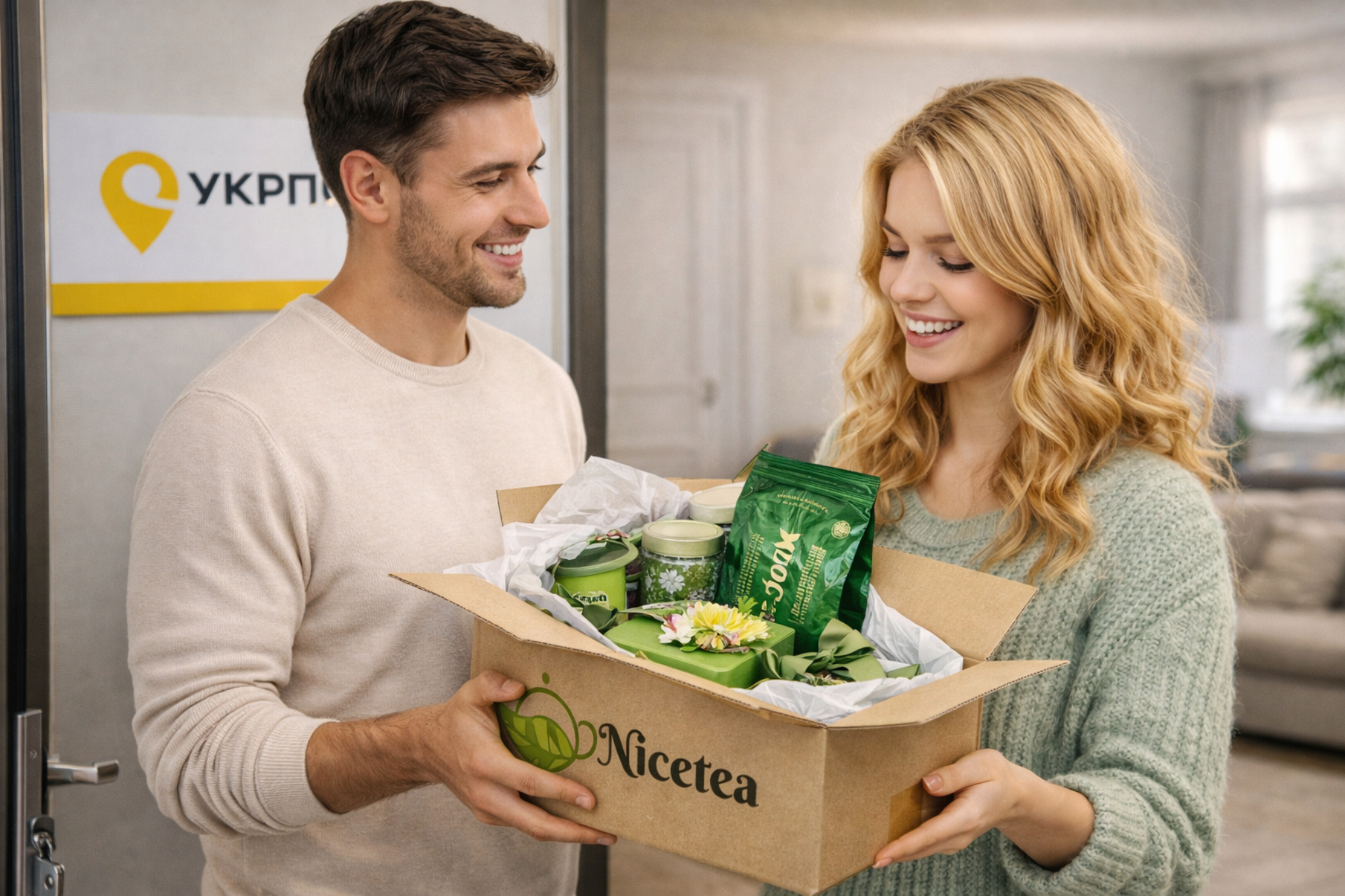 Безкоштовна доставка Укрпоштою на весь асортимент Nicetea Безкоштовна доставка Укрпоштою на весь асортимент Nicetea