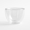 Піала скляна з подвійними стінками 100 мл 2
