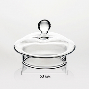 Крышка стеклянная для заварочного чайника (53 мм) купить в Киеве | Nicetea