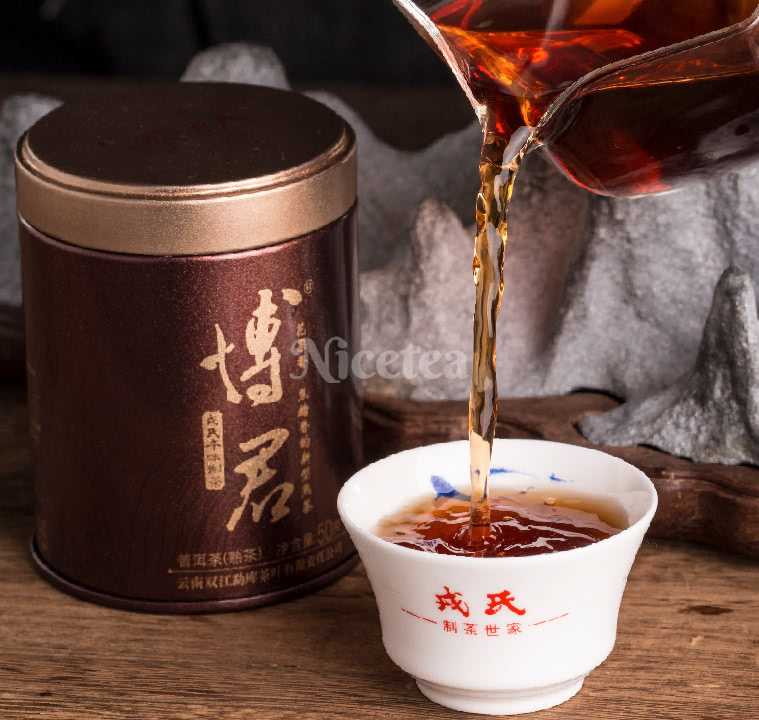 Чай Шу Пуер Mengku Rongshi Бо Цзюнь 2019 року 50 г